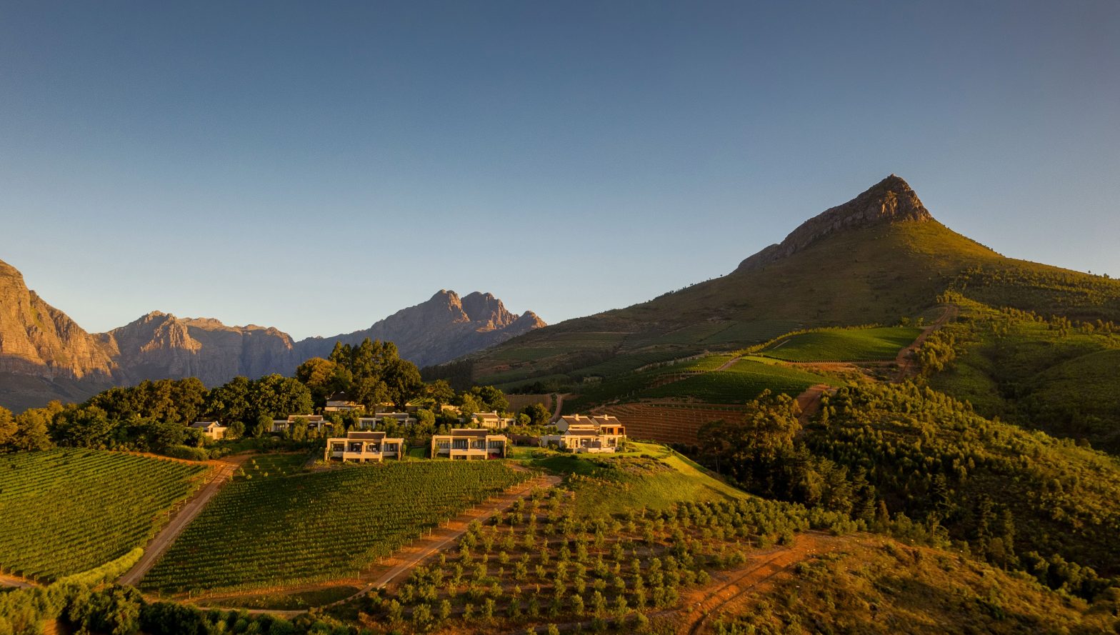 Delaire Graff Estate Arial shot