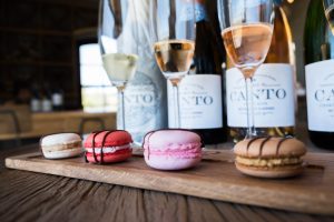 Canto Wines and macaroons for pairings and tastings Canto Wines and macaroons