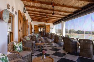 De Grendal Dining area in the afternoon on a cool summers day De Grendal Dining area