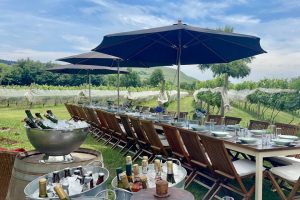 Abingdon Wine Estate restaurant outside with a view Abingdon Wine Estate restaurant