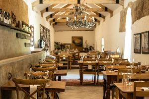 Diemersdal Wine Estate restaurant and dining area set up Diemersdal Wine Estate restaurant