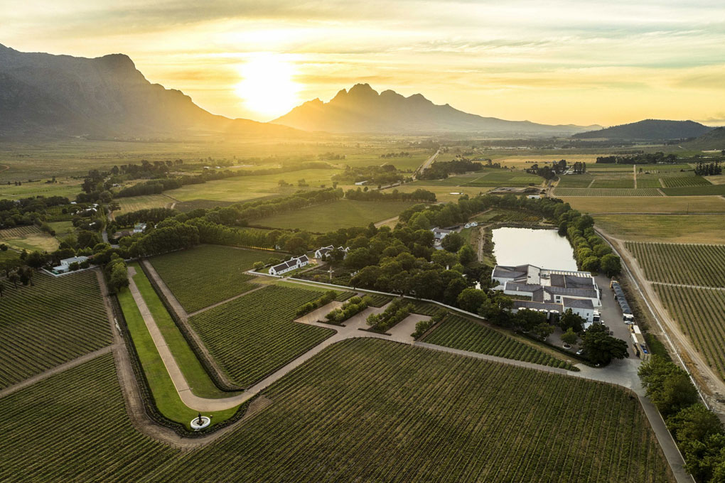 La Motte Wine Estate Sunset