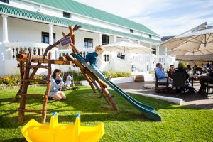 Capaia Wine children play area in the garden Capaia Wine children play area