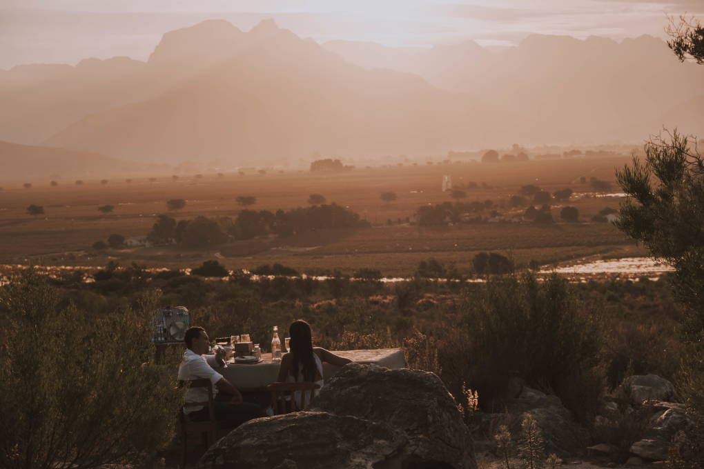 Kirabo vineyard sunset