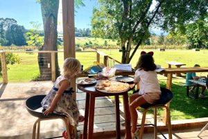 Luka Vineyards garden deck