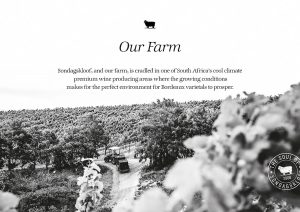 Hermanuspietersfontein Wines - brocure cover of  Hermanuspietersfontein Wines - Our Farm